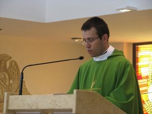 Powitanie nowego Wikariusza Księdza Krystiana
