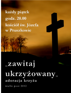 ADORACJA KRZYŻA 2012